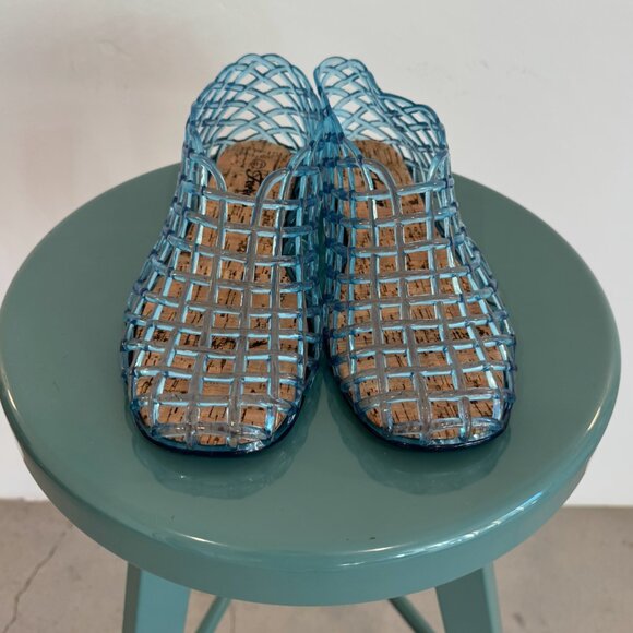 The Sienna Jelly Flat - Blue - 8.5 - Picture 8 of 8